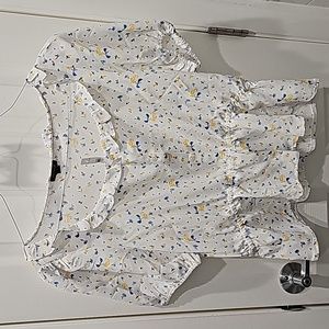 Ann Taylor White Shortsleeve top